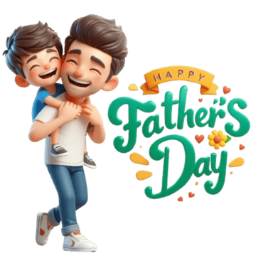 father holding his son fathers day