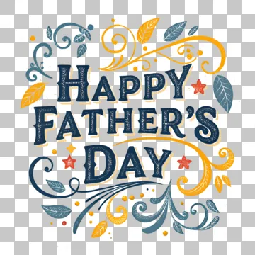 excellent colorful fathers day