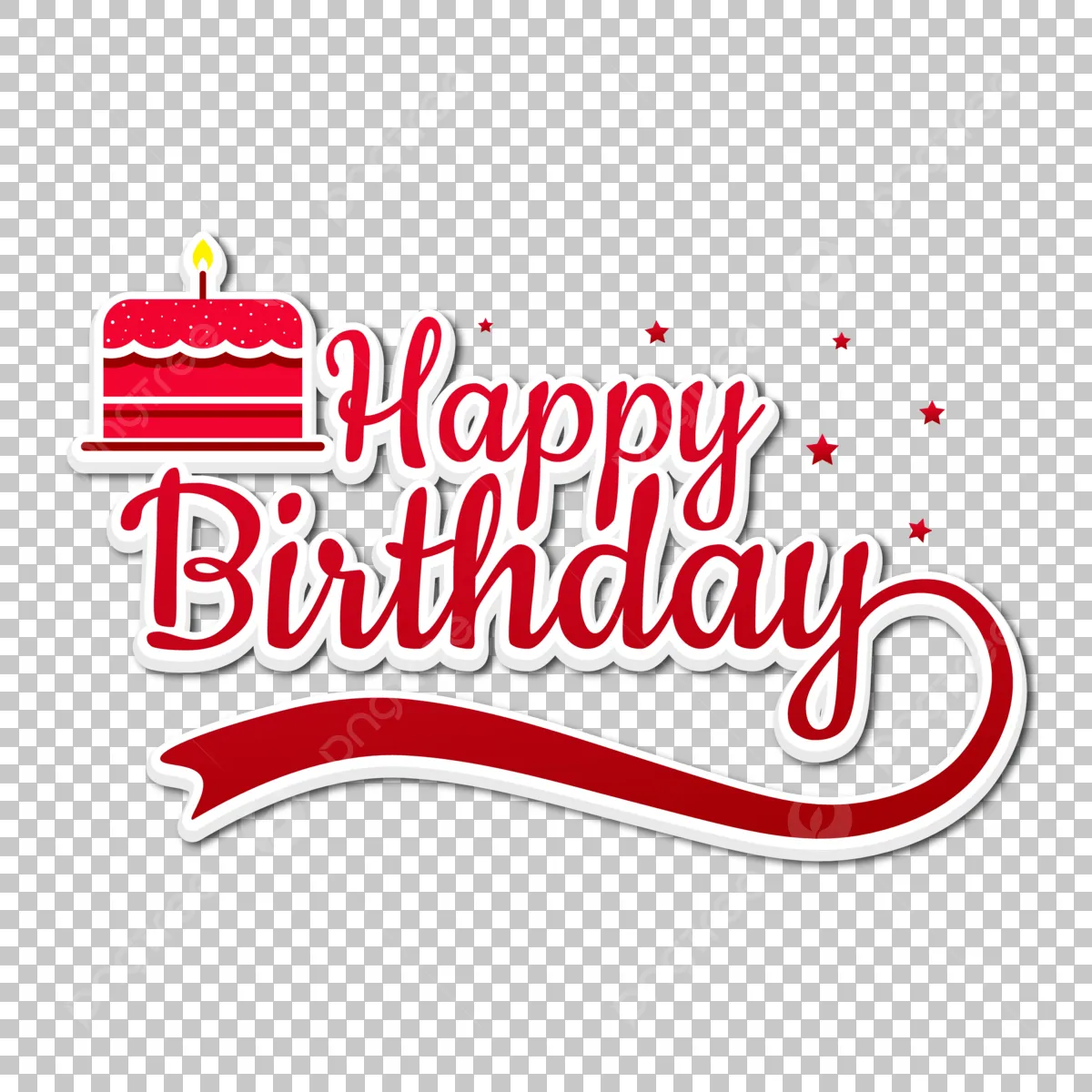 happy birthday png greeting text
